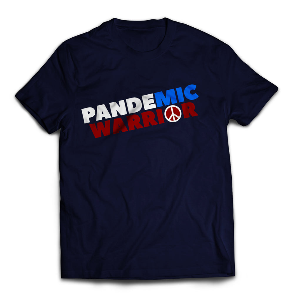 Maz Jobrani Pandemic Warrior Political Shirts Navy