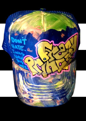 #Custom Painted Hats