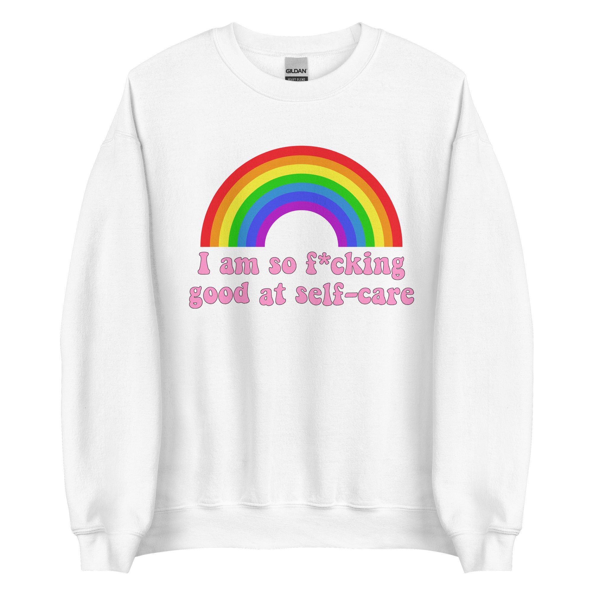 Self Care Inspired Faith Streng Sweatshirt