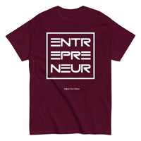 Entrepreneur Shirt | Adjust Your Vision | Burgundy