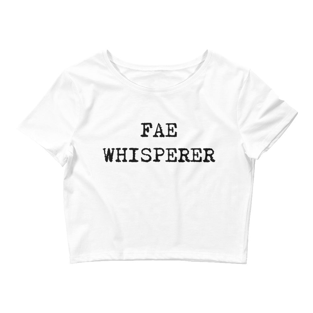 Fae Whisperer Crop by Faith Streng | White