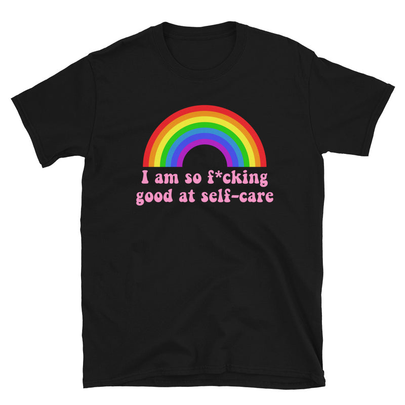 Self Care Inspired | I Am So Fcking Good T-Shirt by Faith Streng | Black