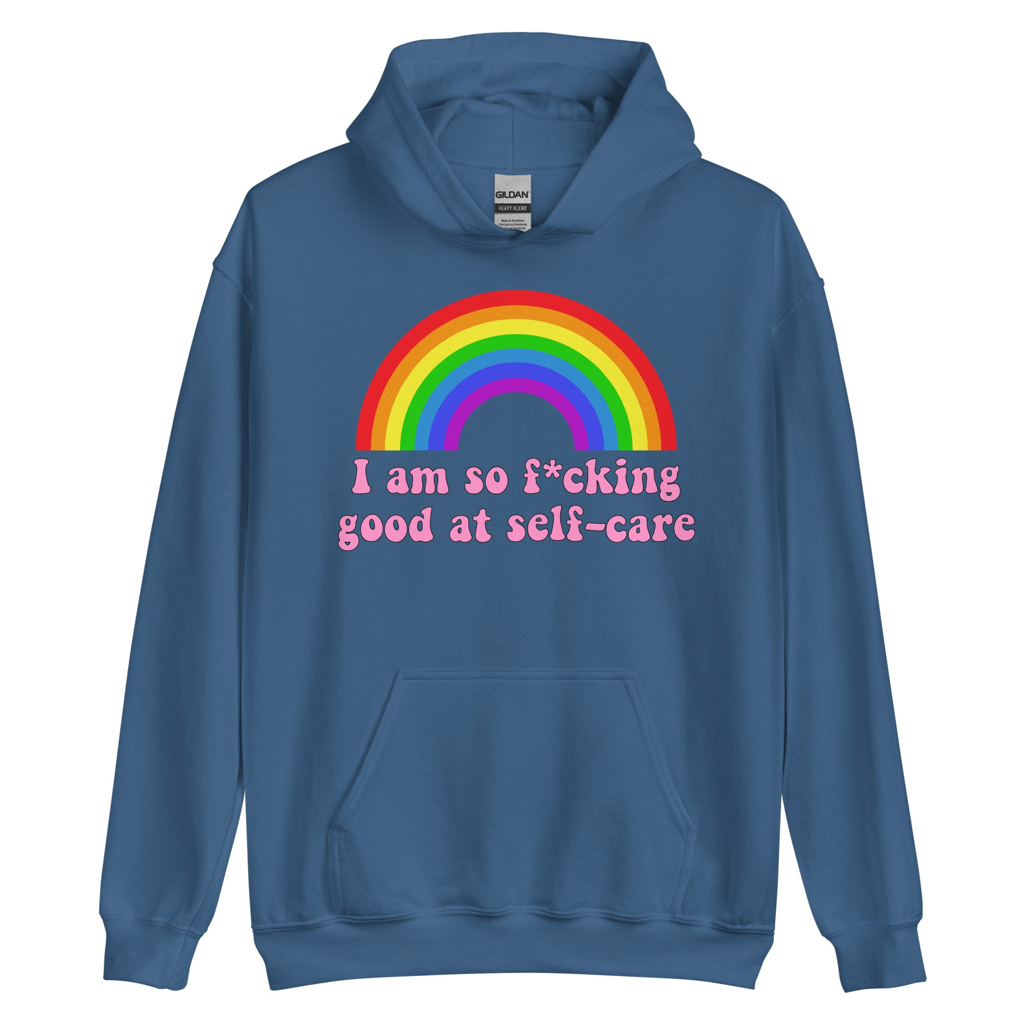 Self Care Inspired | I Am So Fcking Good Hoodie by Faith Streng | Royal Blue