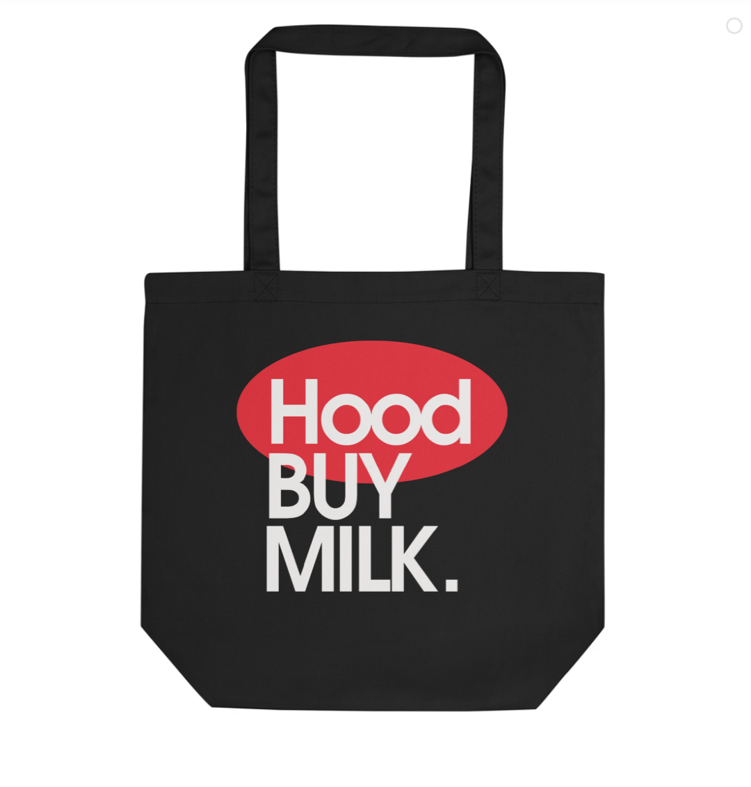 Eco-friendly Bag - Hood Buy Milk Black