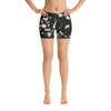 New Spandex Shorts | Tribal Designs | Black and White | by M.Devine Art