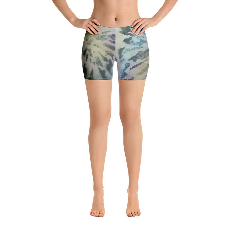 Shop and Buy Tie-Dye Spandex Shorts
