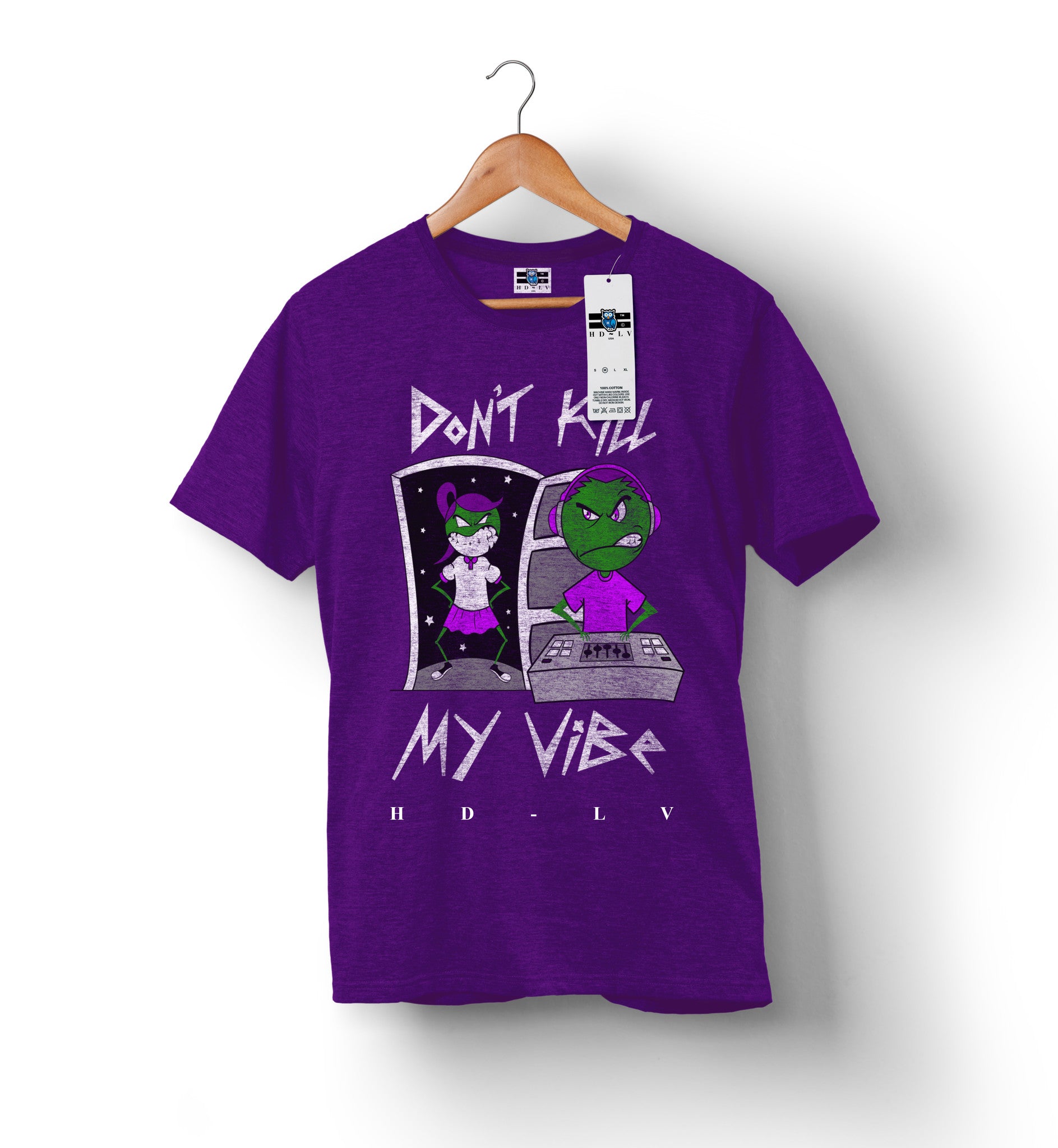 Don't Kill My Vibe - Purple | Alien Shirts for Men