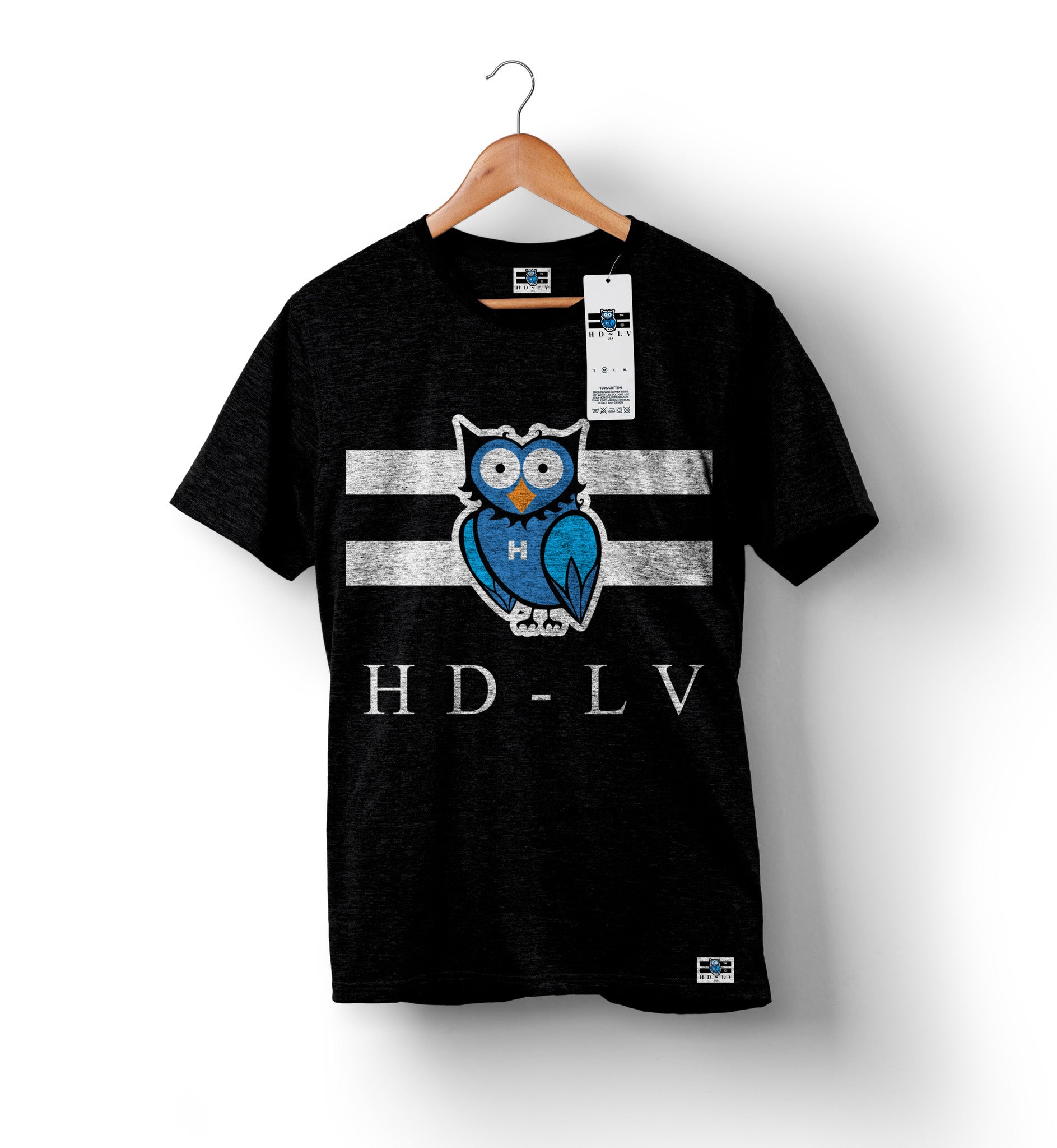HDLV | Owl Logo Shirt - Black