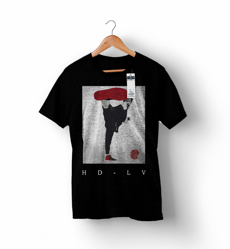 Kung Fu Kicks | Black | T-Shirt
