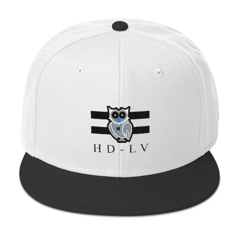 HD-LV Inverted Classic Snapback - White & Black