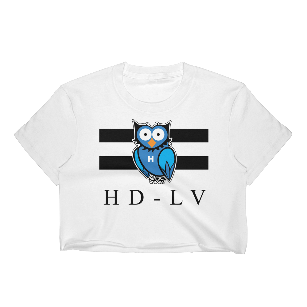 HD-LV - White | Crop Top for Women