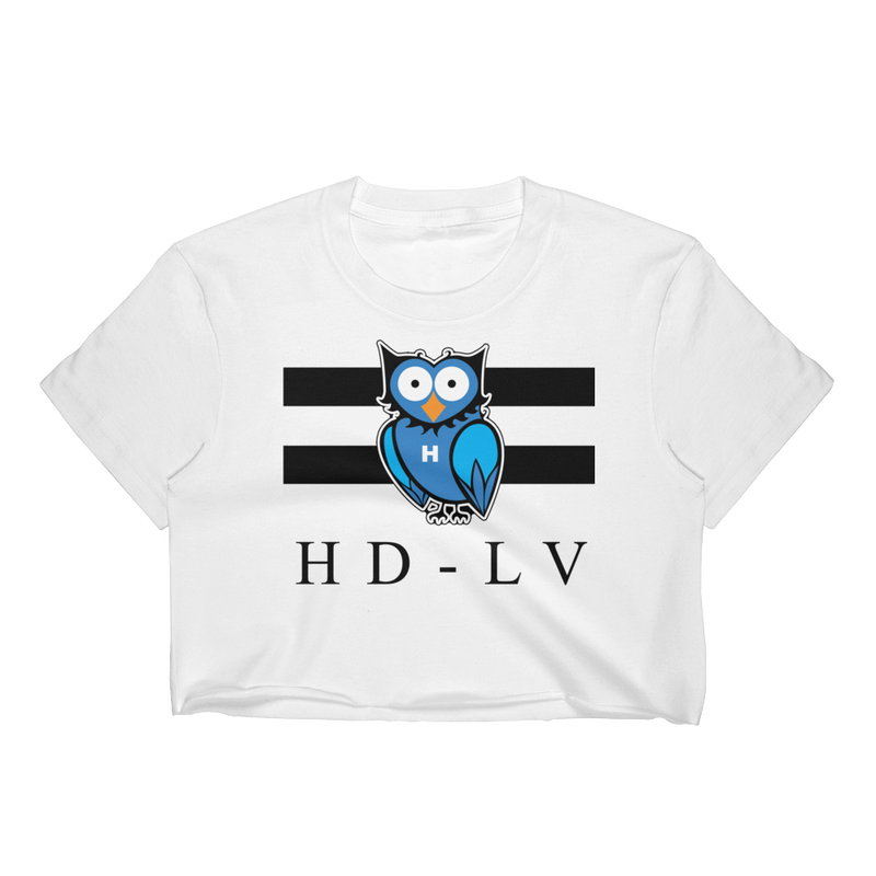 HD-LV - White | Crop Top for Women