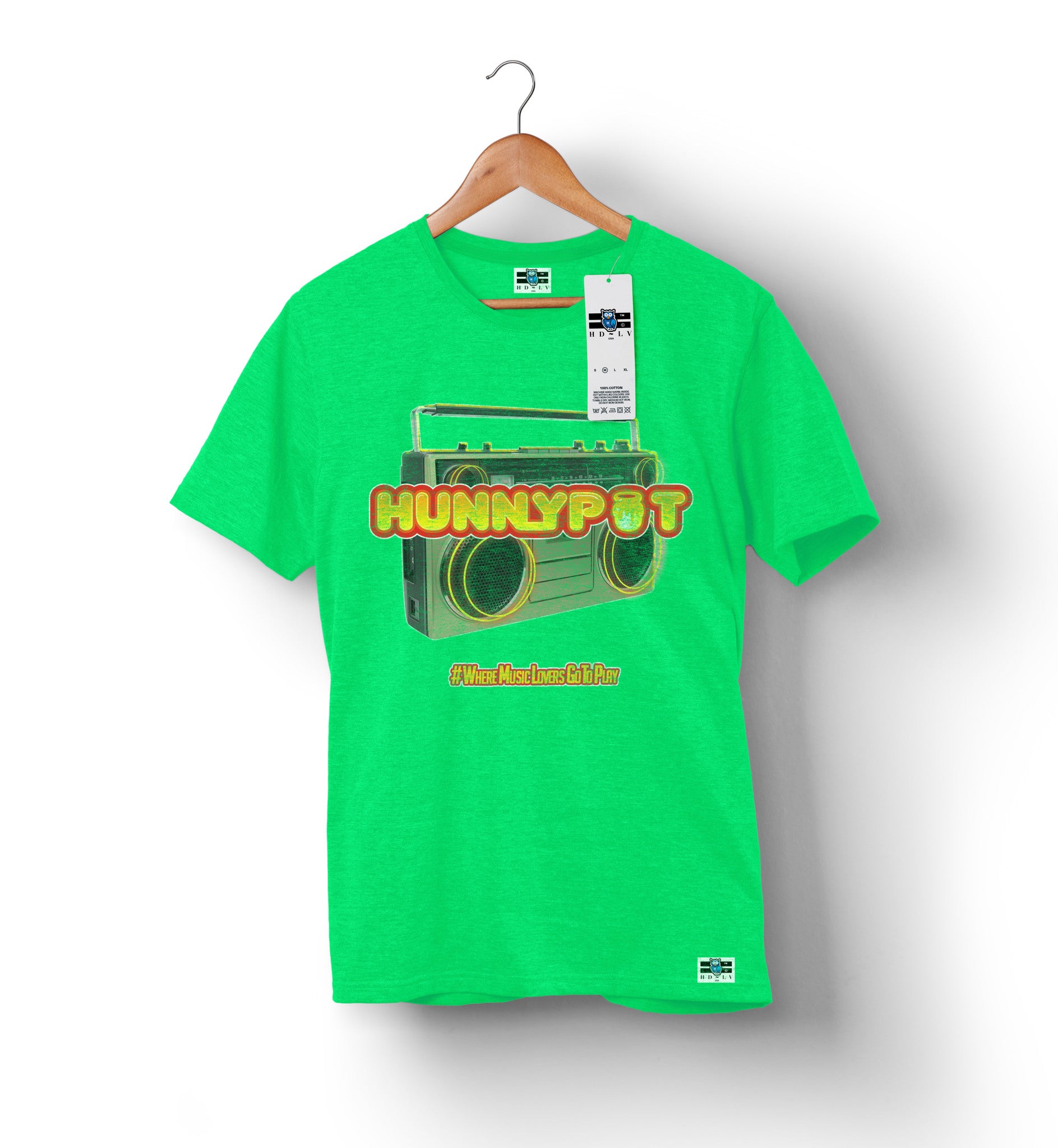 Hunnypot Live - Grass | Men's T-Shirt