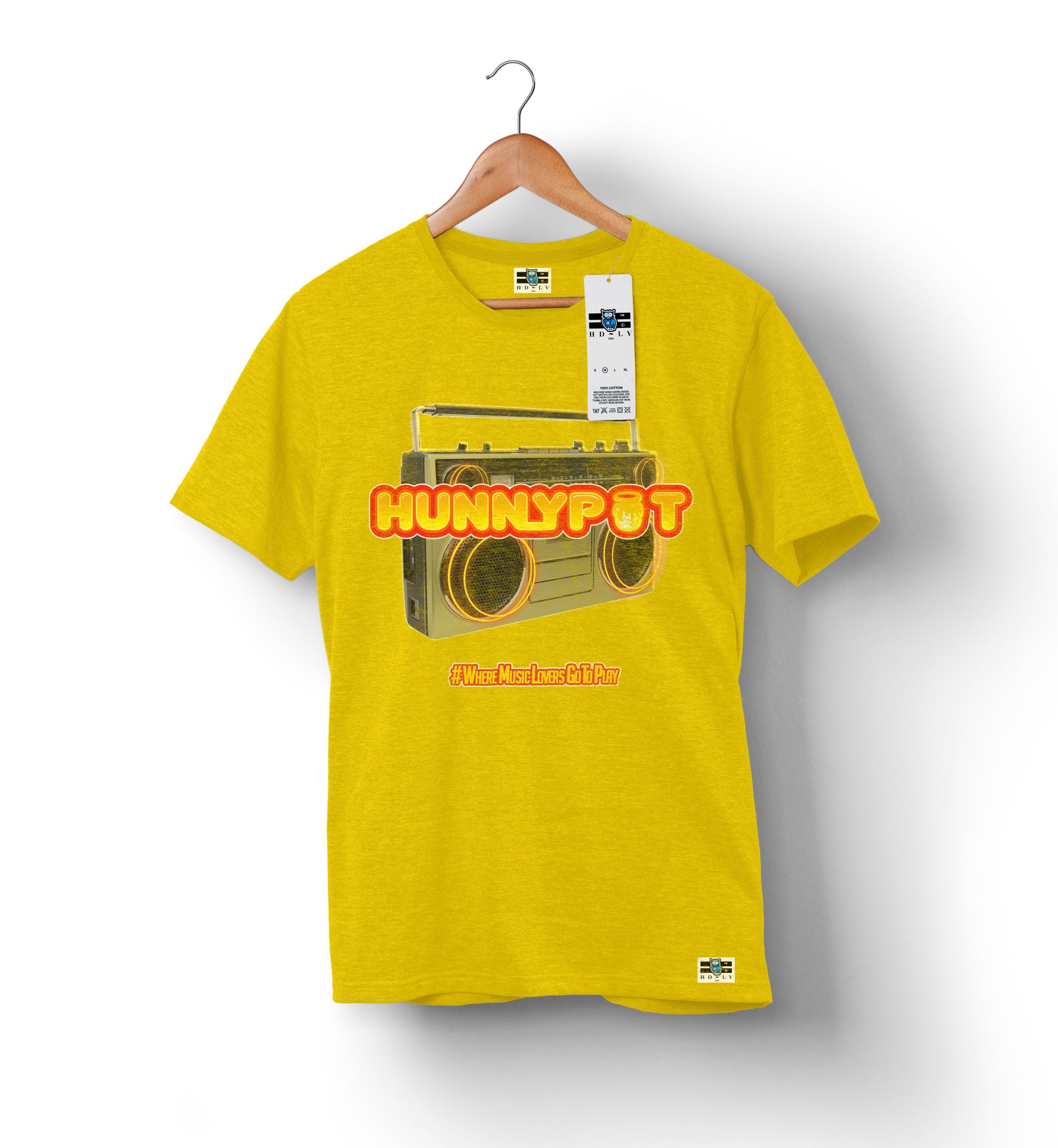 Hunnypot Live - Gold | Men's T-Shirt