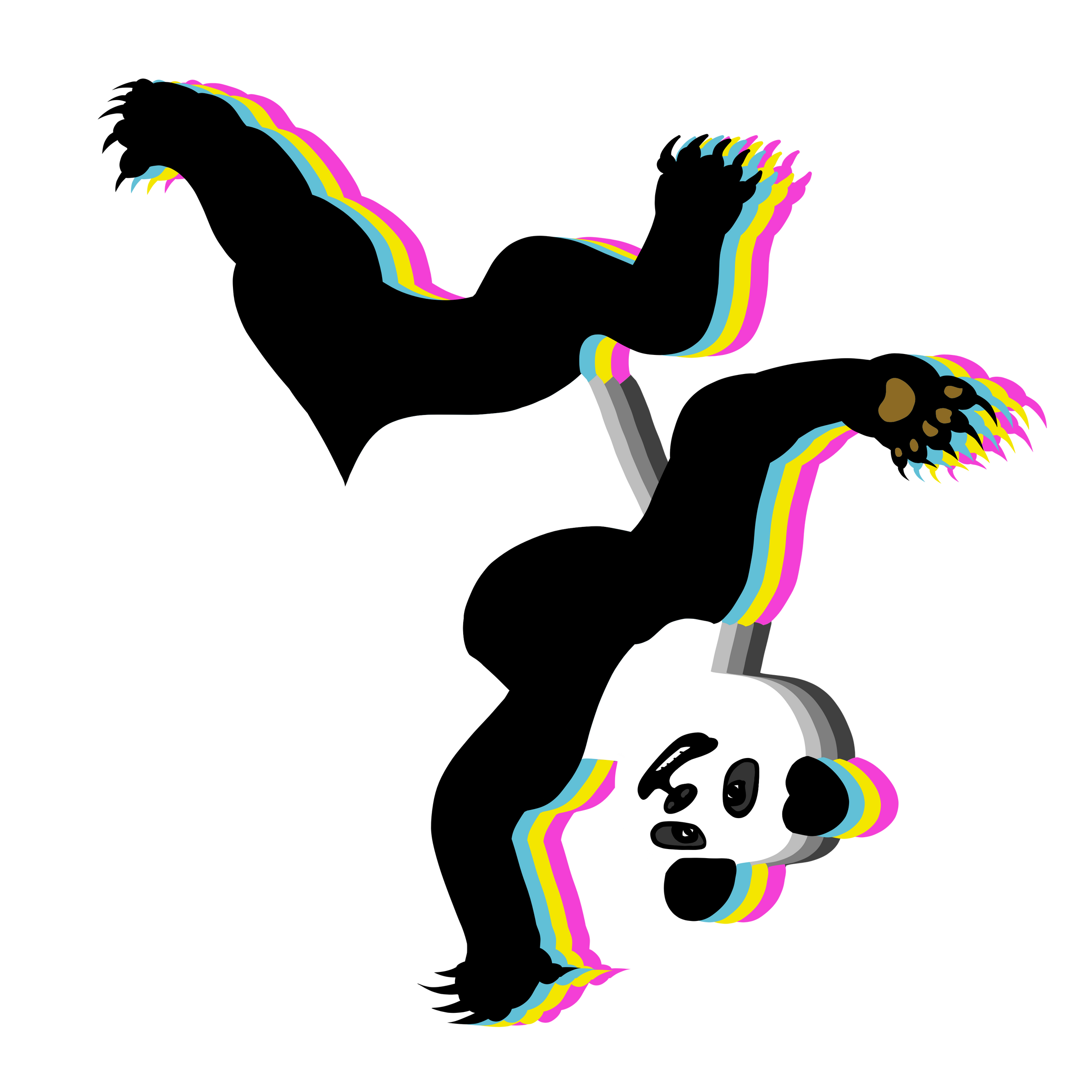 Panda Breaker | Black Shirt