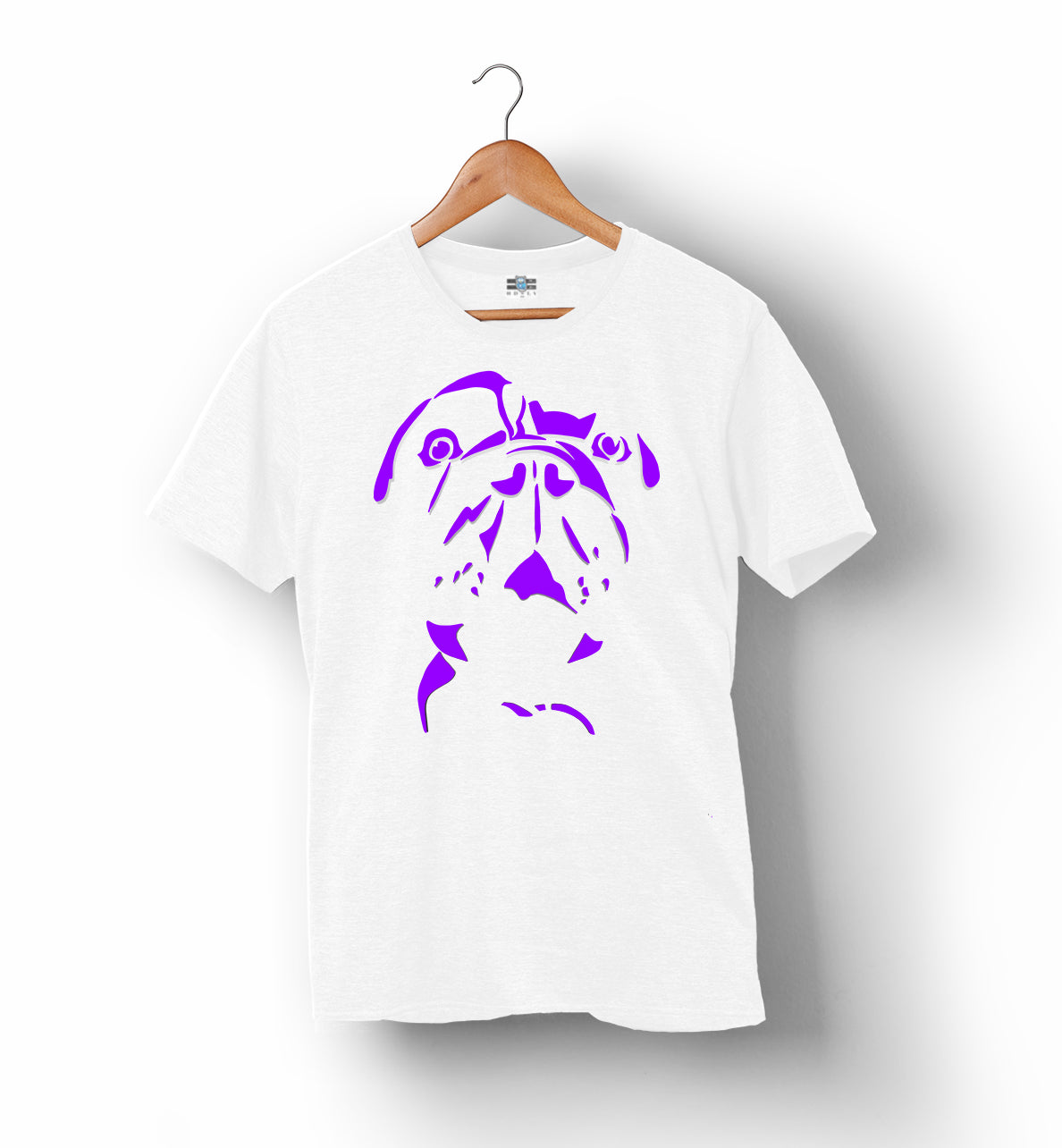 RUFF | White with Purple | T-Shirt