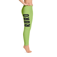 Reach Up Reach Out | Ruro | Lime Green Leggings