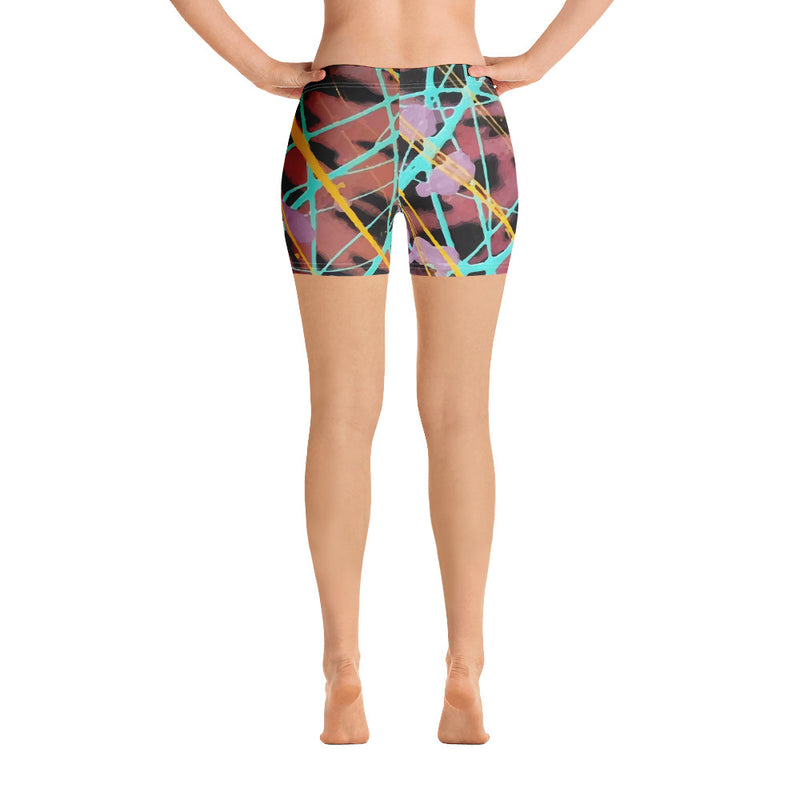 Fire Water | Spandex Shorts