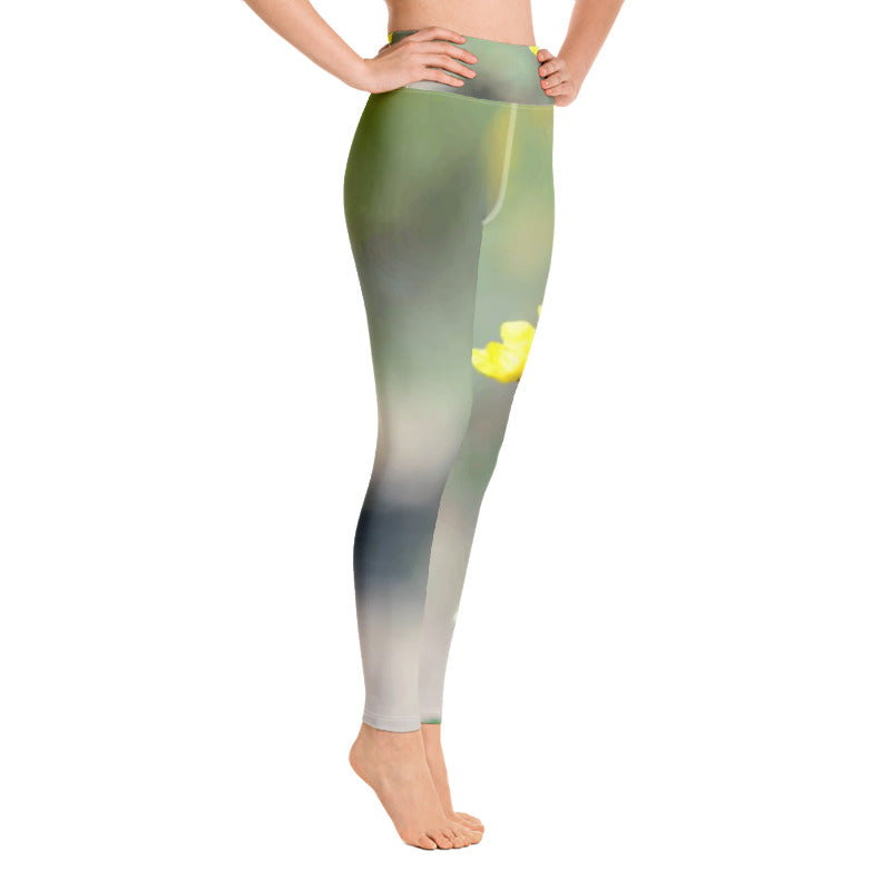 Suzy Demeter | Yellow Flower | Yoga Pants