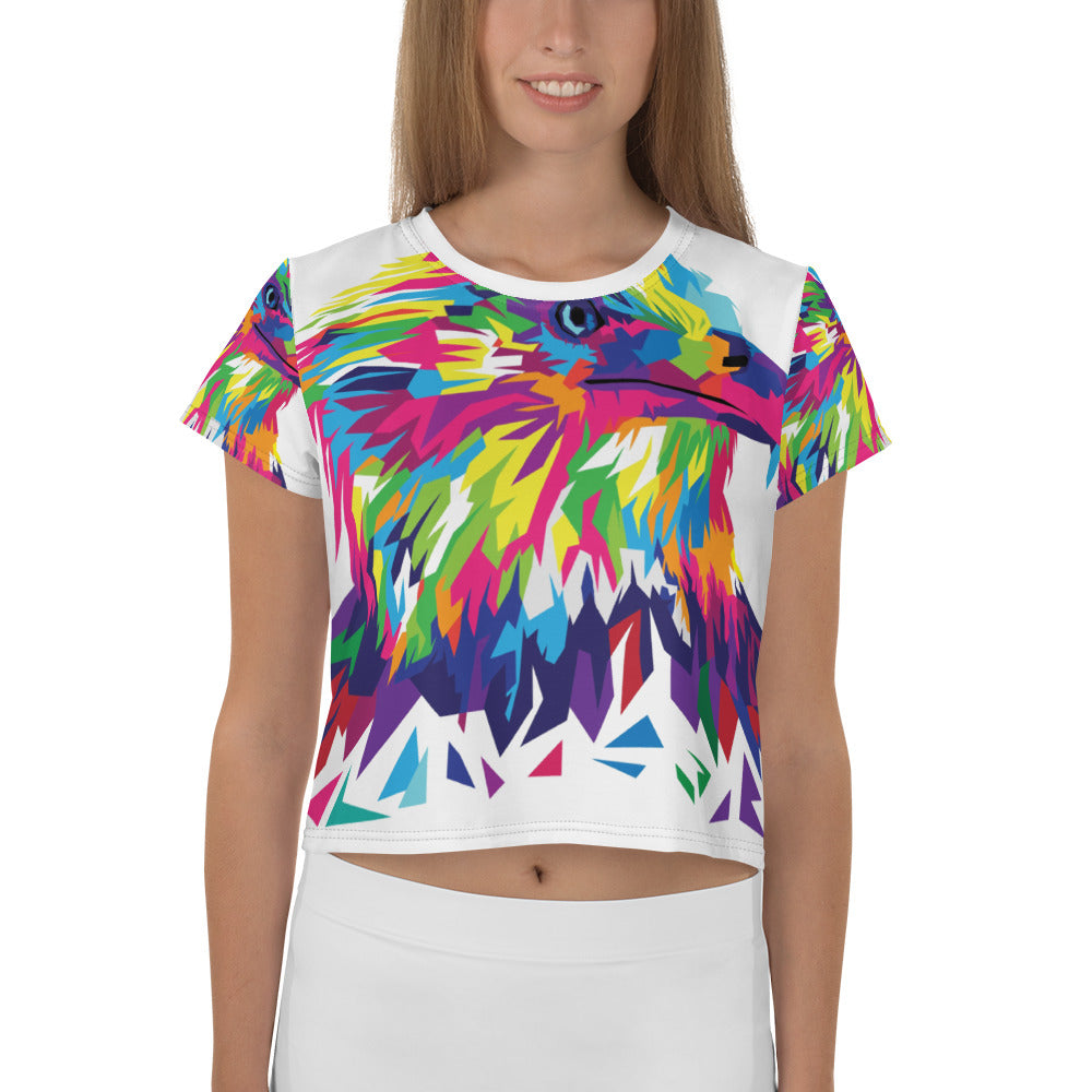 Shop and Buy Eagles Crop Top for animal lovers