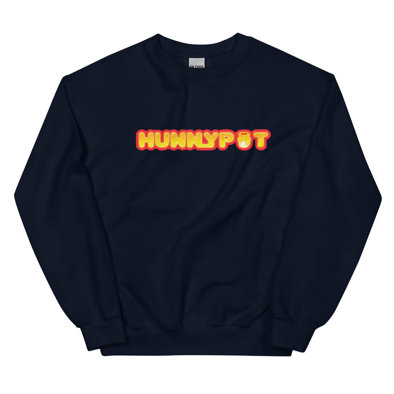 Hunnypot Live | Classic Navy Crew Neck Sweatshirt